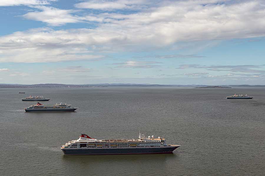 Fred. Olsen Cruise Lines’ Ocean Fleet Makes Scotland’s Firth of Forth its Temporary Home