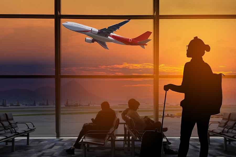 Year-over-Year US Travel Agency Seven-Day Air Ticket Volume and Other Variances Ending January 9, 2022